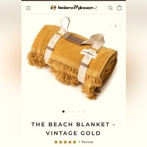 BUSINESS & PLEASURE BEACH BLANKET towel